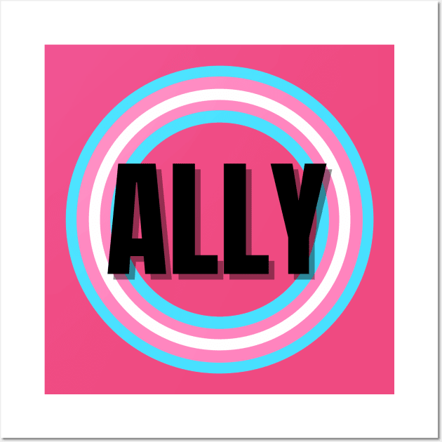 Transgender Ally Wall Art by Antonio Rael